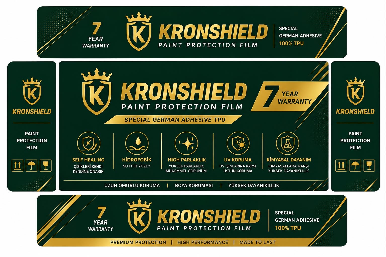 Kronshield premium ürün ambalajı